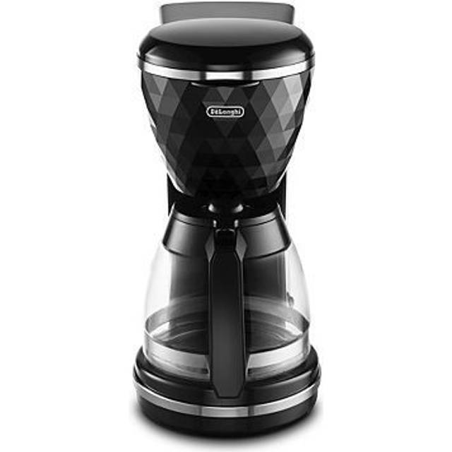 De'longhi Brillante Filter Coffee 1.25L 10 Cup, Black - ICMJ210.BK