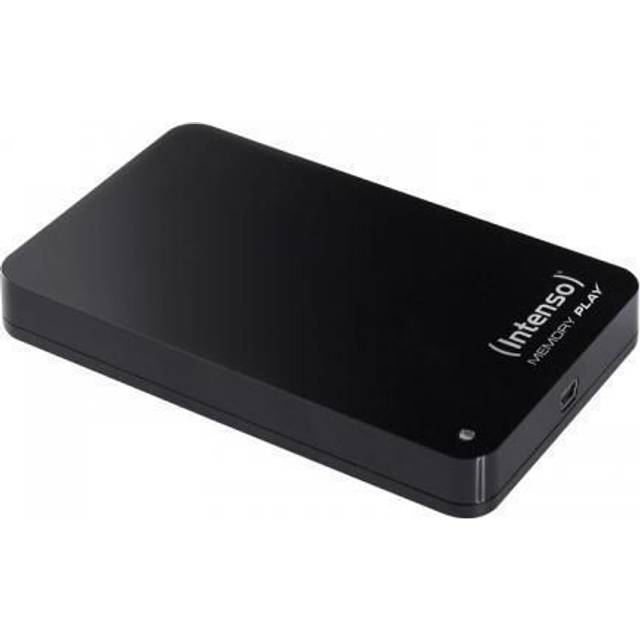 Intenso 6021460 Minnesfodral Extern Hårddisk, 1TB, Svart