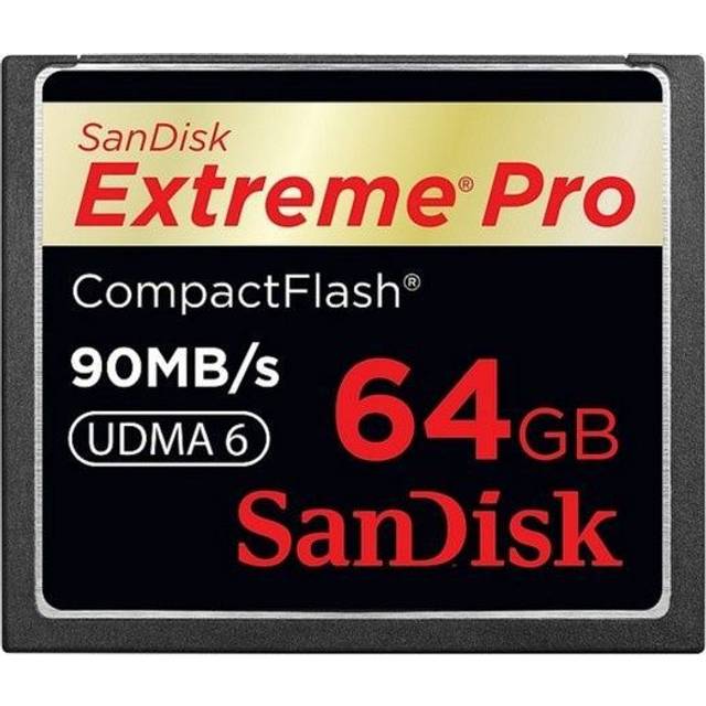 Sandisk SDCFXP-064G-X46 Original SanDisk 64GB Extreme Pro Compact Flash Memory Card - 90MB/s