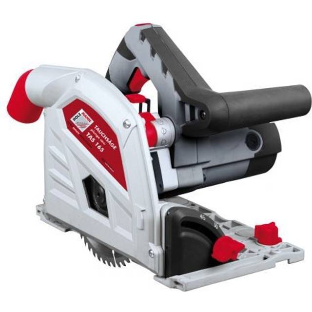 Holzmann Tas165 165Mm 1200W Portable Plunge Saw 240V, Red