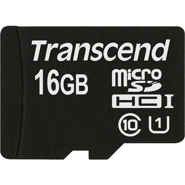 Transcend - Flash-minneskort - 16 GB - UHS Class 1 / Class10 - microSDHC