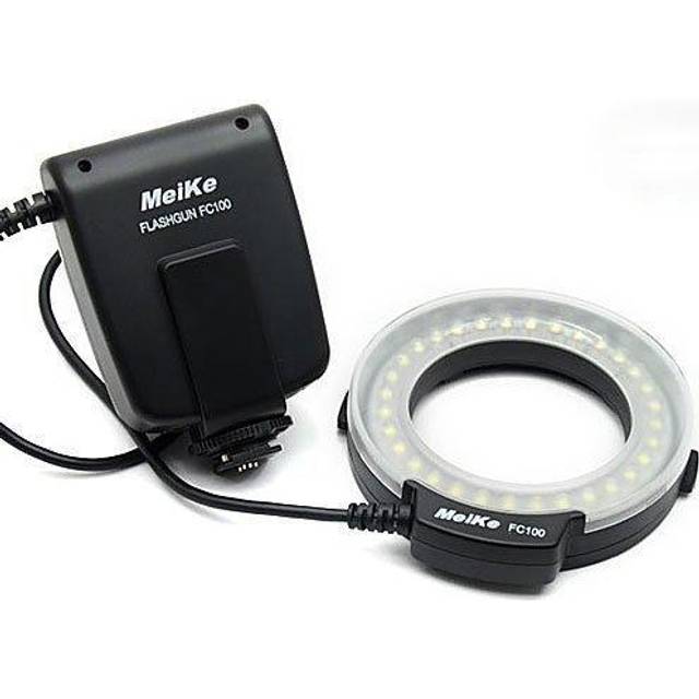 Meike FC 100 Manual LED Macro Ring Flash Video Light for Canon for Nikon Digital DSLR Camera
