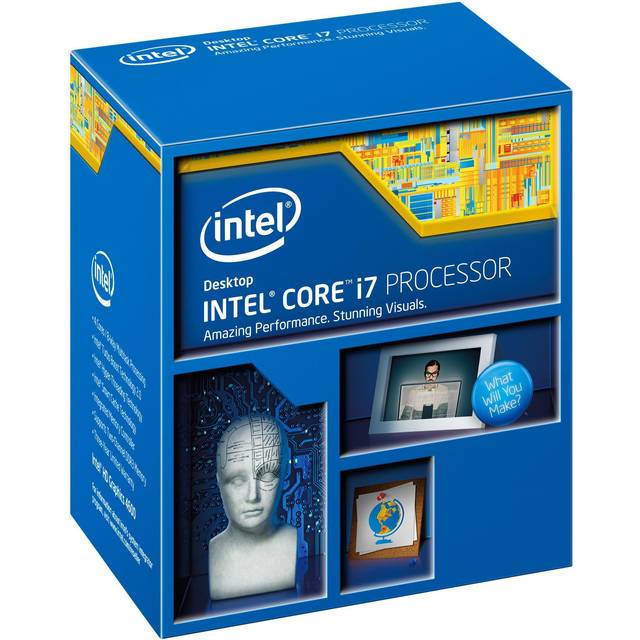 Intel Core i7 4770S Quad Core Retail CPU (Socket 1150, 3,10 GHz, 8 MB, Haswell, 65 W, Graphics, 4:e generationens kärna)
