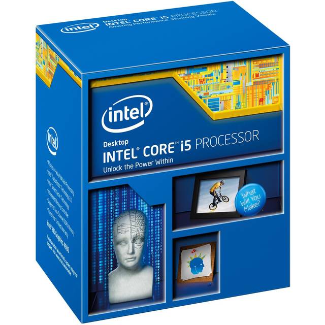 Intel Core i5 4670K processor (3,4 GHz, sockel LGA1150, 6 MB cache) förpackad