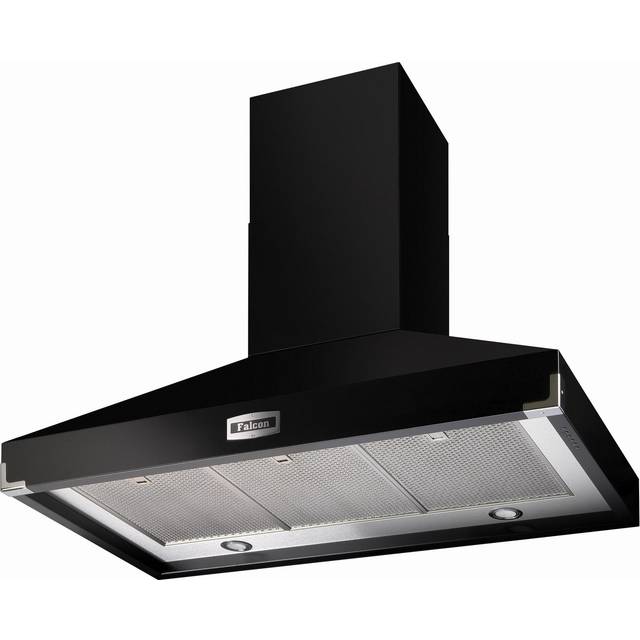 Falcon FHDSE1092SL/N Super Extract 1092 mm Wide Chimney Hood Slate Nickel