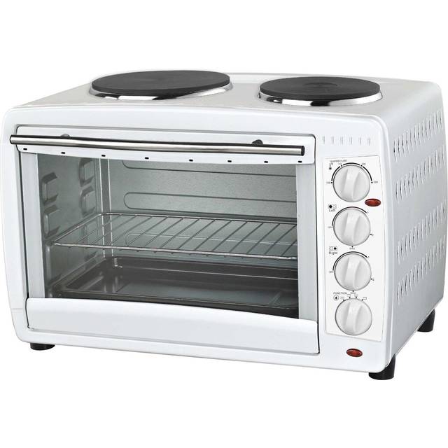 Igenix 45 Litre Electric Mini Oven Double Hot Plates White