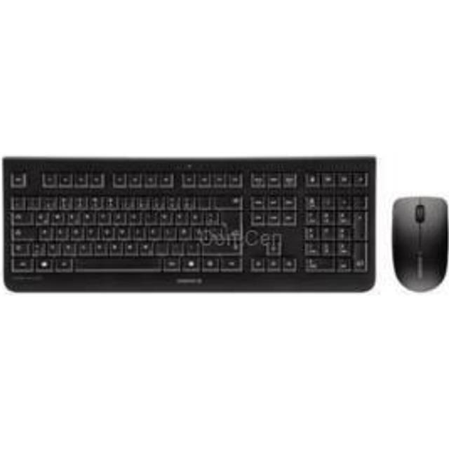 Cherry dw 3000 wireless keyboard/mouse set black uk layout