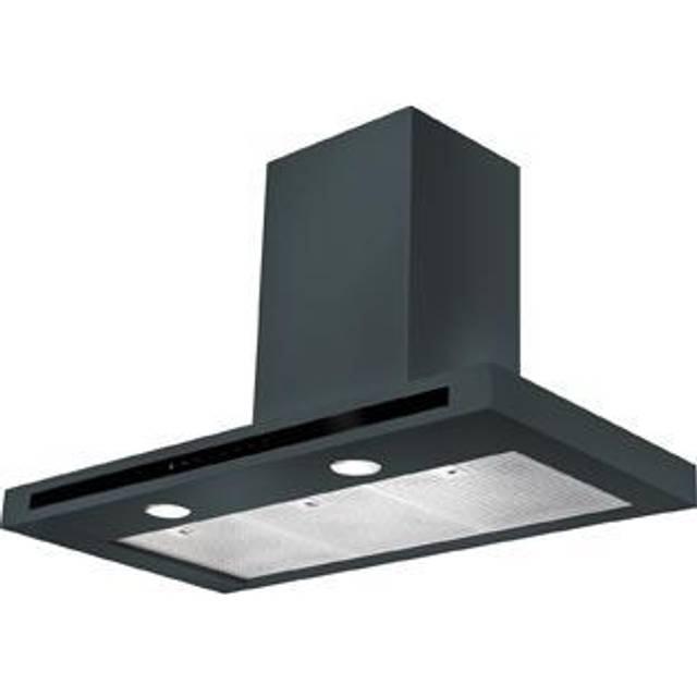 Rangemaster HLTHDS90SL 103170 90cm Hi Lite Flat Chimney Hood - SLATE