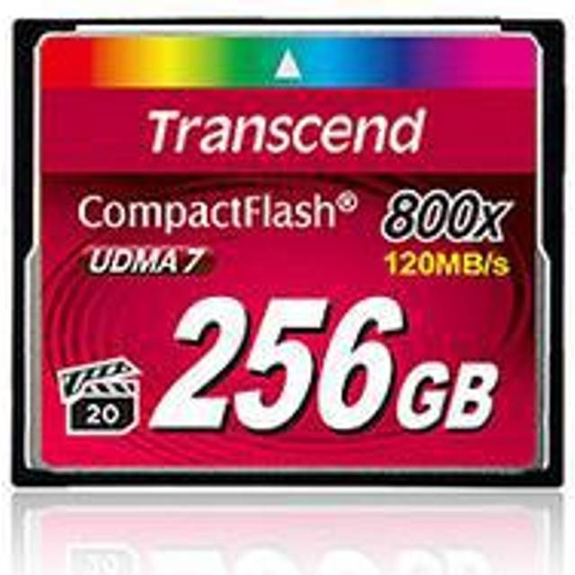 Transcend 256GB 800x Premium Compact Flash Card