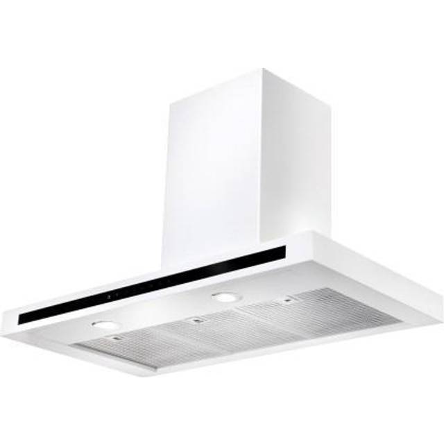 Rangemaster HLTHDS110WH 110cm Hi Lite Flat Chimney Hood - WHITE