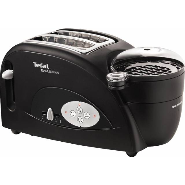 Tefal Tt552842 Toast 'N' Egg 'N' Beans 2 Slice Toaster - Black