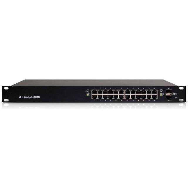 Ubiquiti Networks ES-24-250W network switch Managed L2/L3 Gigabit Ethernet (10/100/1000) Power over Ethernet (PoE) 1U Black (ES-24-250W)