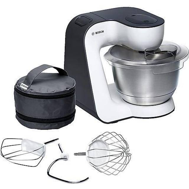 Bosch MUM54A00 Hushållsassistent, Vit, Grå, 282 x 280 x 271 mm, 900 W