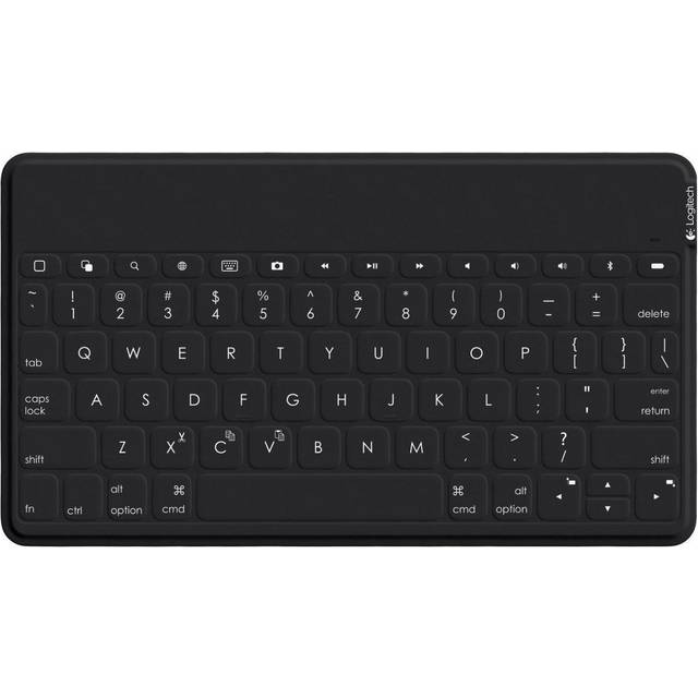 Keys-To-Go – supertunt och superlätt Bluetooth-tangentbord för iPhone, iPad och Apple TV - Svart