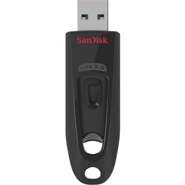 SanDisk Ultra 128 GB, USB 3.0 flash drive, with up to 130 MB/s read speed, Black