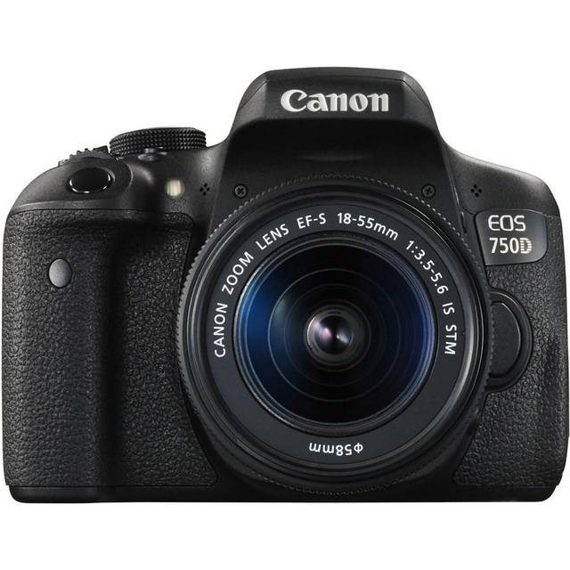 Canon EOS 750D DSLR Camera + EF-S 18-55mm f/3.5-5.6 III Zoom Lens