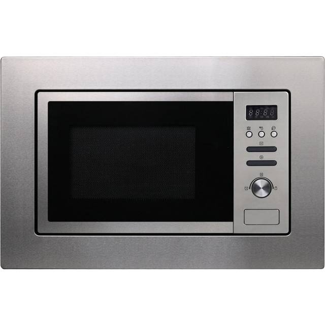 electriQ Built-In 800W Microwave with Grill - Stainless Steel - Stainless steel