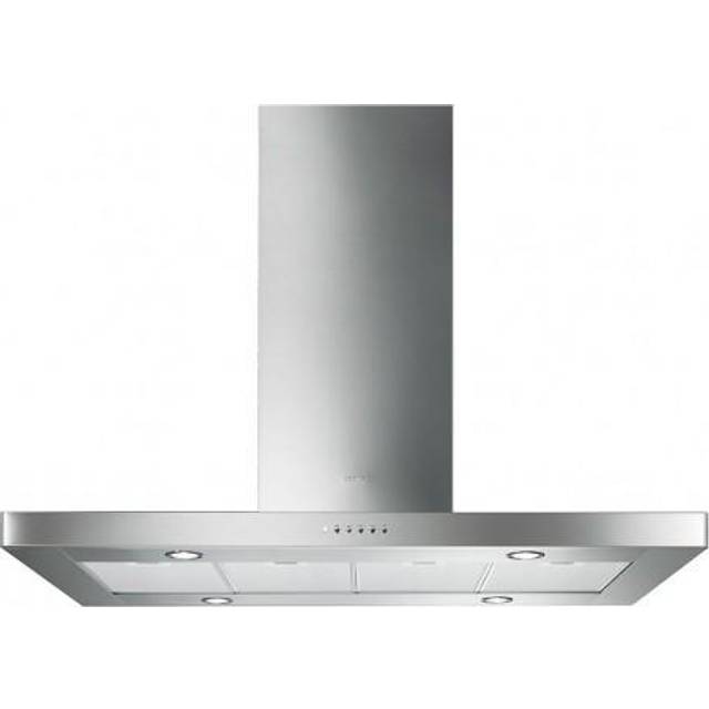 Smeg Universal KI120XE 120cm Island Cooker Hood, Stainless Steel