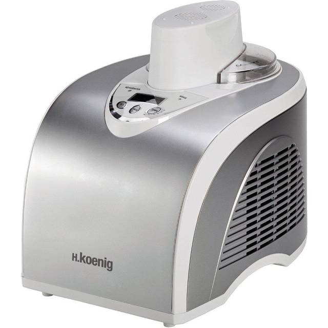 Ice Cream Maker Hkoenig HF180 1 L 135 W Steel Stainless steel 1 L
