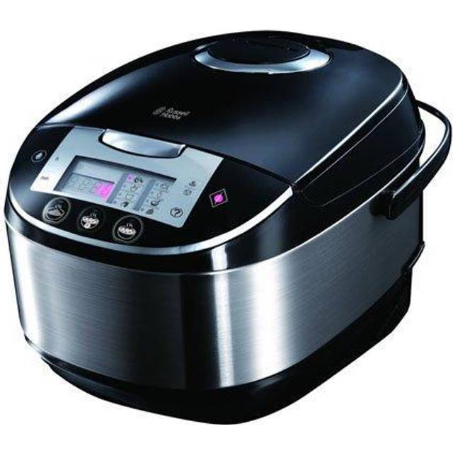 Russell Hobbs multicooker, 5 liters kapacitet, digital display med timer och 11 program, ris, slow cook, soppa, ångkokning, yoghurt, gröt, bakning Cook@Home 21850-56