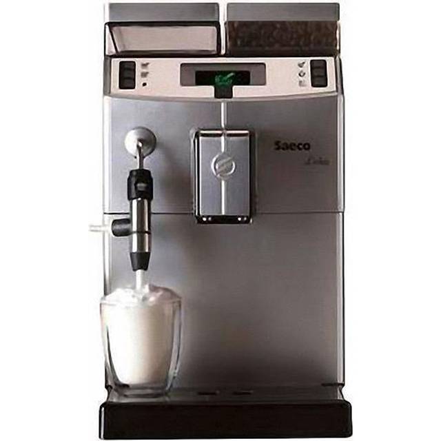 Saeco 1000051Espresso/helautomatisk kaffemaskin för kaffe- eller helt enkelt för kontoret, svart