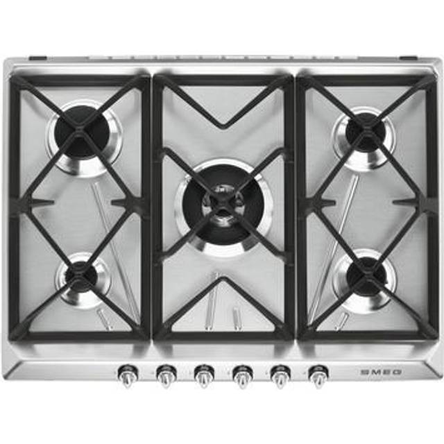 Smeg Victoria SR975XGH 68cm Gas Hob - Stainless Steel