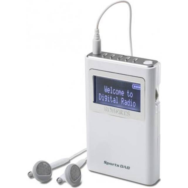Roberts SPORTS DAB 5 Portable DAB DAB+ FM Radio White