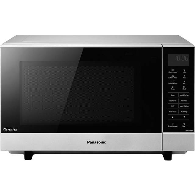 Panasonic NN SF464MBPQ Solo Flatbed Microwave Oven in Silver 27 Litre