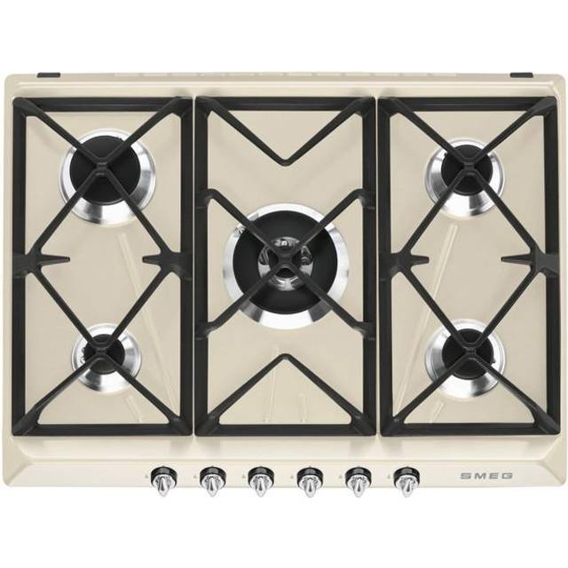 SR975PGH 70cm Cream Victoria 5 Burner Gas Hob