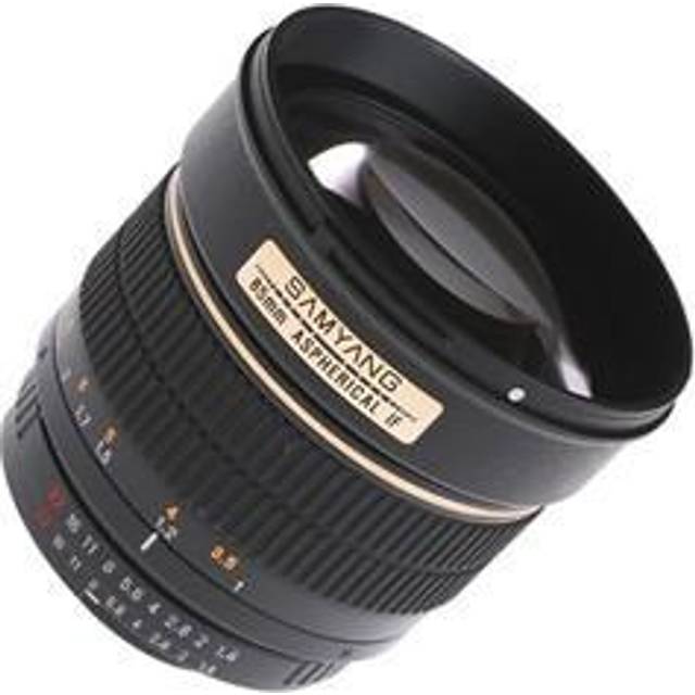 Samyang MF 85mm F1.4 AS IF UMC for MFT full-frame portrait lens for MFT mount, suitable for MFT, manual focus, for Olympus OM-D E-M10 Mark IV, Mark...