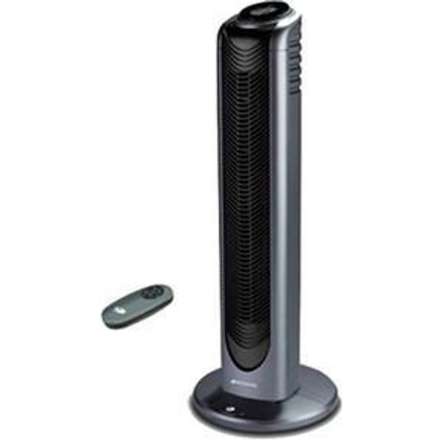 BIONAIRE BT19-IUK Tower Fan - Black & Silver, Black