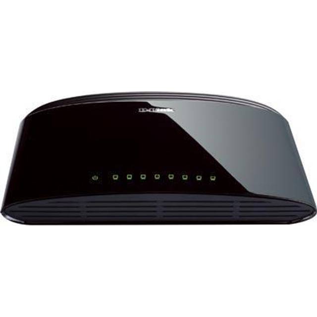 D-Link DES-1008D Unmanaged Fast Ethernet (10/100) Black