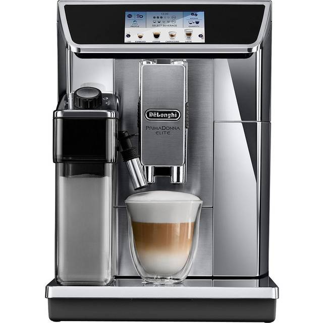 DeLonghi ECAM 656.75.MS Fristående Helautomatisk Espressomaskin 2L Rostfritt stål - Kaffemaskin (Fristående, Espressomaskin, 2 l, Kaffebönor, Malat kaffe, Inbyggd kvarn, Rostfritt stål)