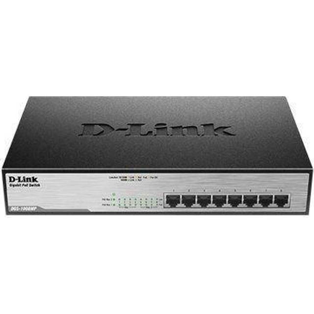 D-Link DGS-1008MP 8-Port Desktop Gigabit Max PoE Switch