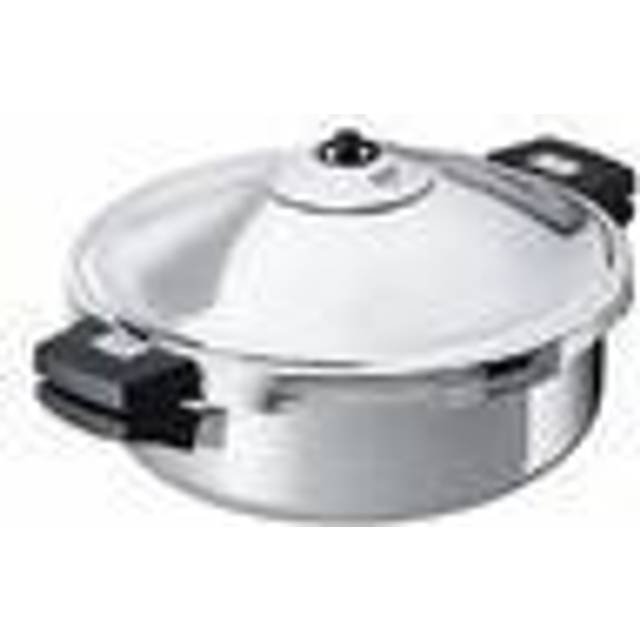 Kuhn Rikon 30330 Duromatic Hotel Pressure Cooker Frying Pan Side Grips - 28cm / 5l