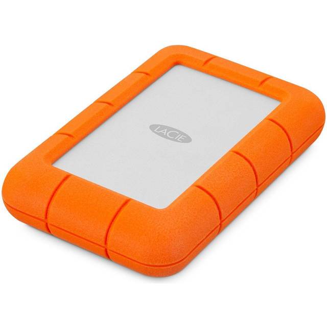 LaCie Rugged Mini 4TB USB 3.0 External Portable Hard Drive in Orange