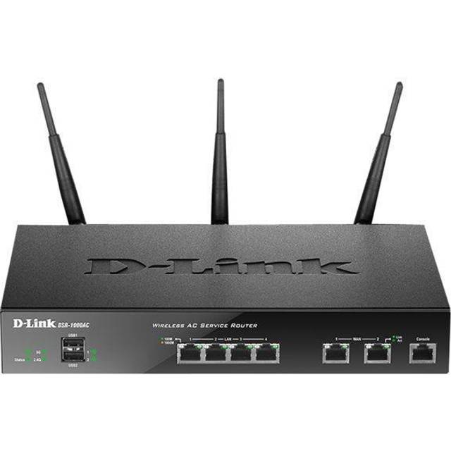 D-Link DSR-1000AC wireless router Gigabit Ethernet Dual-band (2.4 GHz / 5 GHz) Black