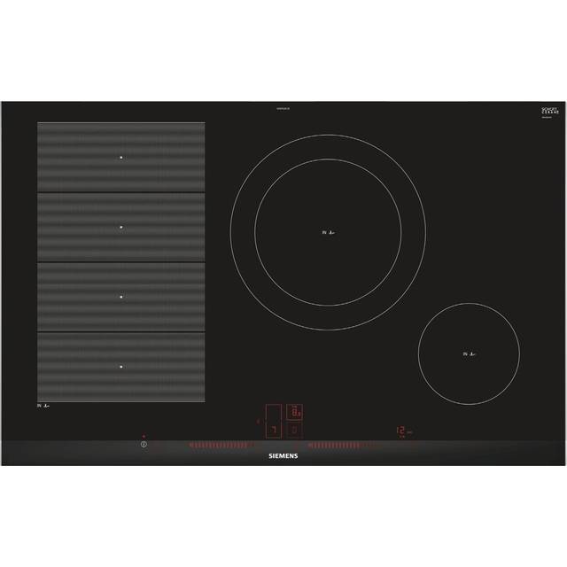 Siemens EX875LEC1E iQ700 spishäll elektrisk/keramik/glaskeramik / 81,2 cm/power boost-funktion, svart