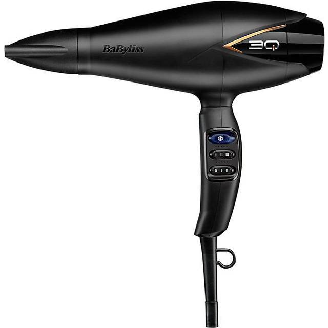 BaByliss 5665U 3Q Salon Ionic Hair Dryer Black 2200W With Variable Temperature