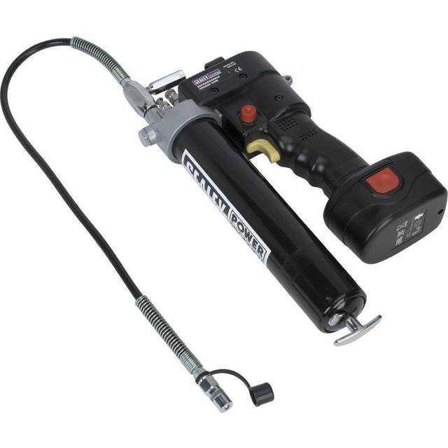 Sealey CPG12V 12v Cordless Grease Gun 1 x 1.7ah Li-ion Battery Charger Case