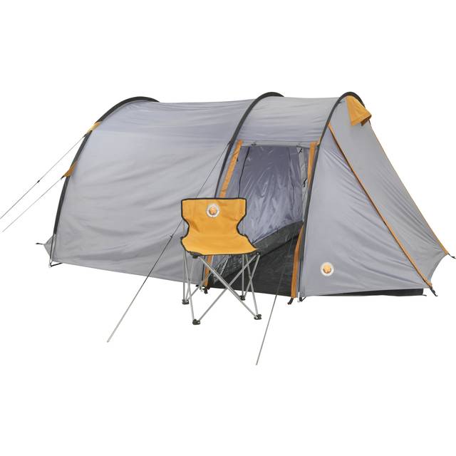 Grand Canyon Unisex – Erwachsene Robson Tunnelzelt, Oliv, 3 Personen