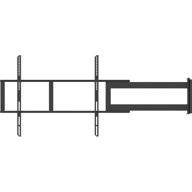 Multibrackets M Universal Swing Arm 180 Degrees X Large - Monteringssats (väggfäste med svängarm) - för platt panel - metall - svart - skärmstorlek: 70"-84" - väggmonterbar