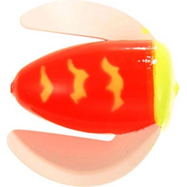 Spin-N-Glo rigged #8 Red Chartreuse Tiger -
