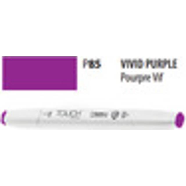 Touch Twin Brush Marker styckvis P85 Vivid Purple