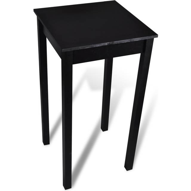 vidaXL Bar Table MDF Black 55x55x107 cm