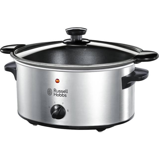 Russell Hobbs 3.5L Stainless Steel Slow Cooker - Silver