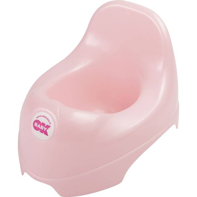Relax - Potta för bebisar med ergonomiskt säte och högt ryggstöd - Rosa