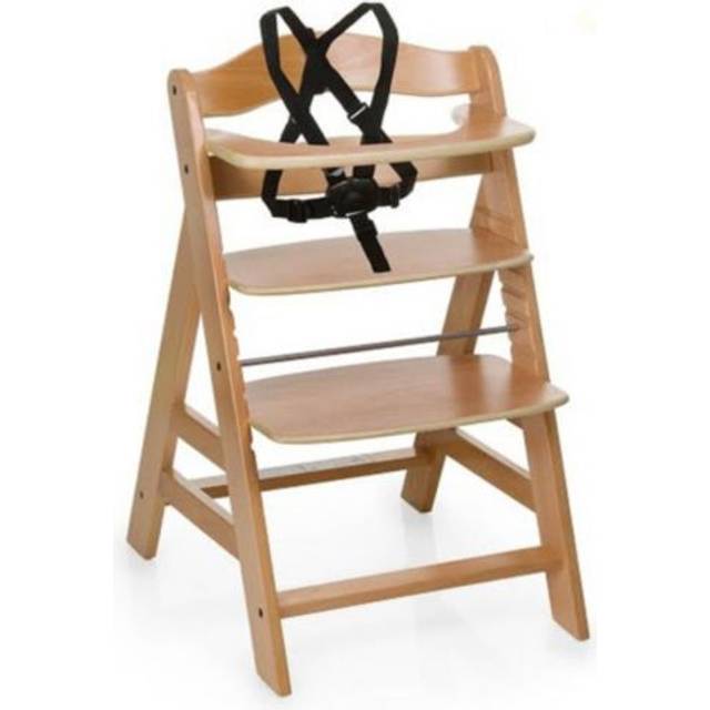 Hauck Alpha+ Wooden Highchair Grey
