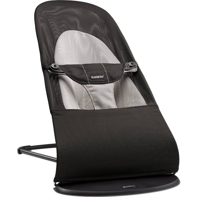 BabyBjörn Balance Soft Babysitter Mesh, Gråbeige/Vit
