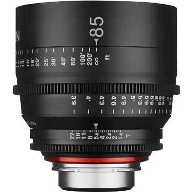 XEEN Cinema 85mm T1.5 Canon EF full frame lens MF Cine Video Lens for high resolutions with follow focus sprockets